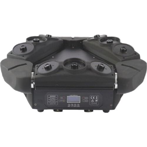LED Stage Light Laser 9 Heads rgb moving head spider laser light