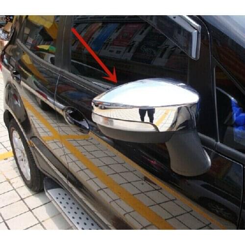 For Ford Ecosport 2013-2017 High-quality ABS Chrome Rearview mirror cover Anti-Rub protection Decoration Car styling