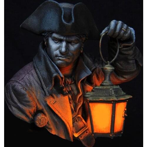 1/10 The Figure of The Man with The Horse Lantern Resin Bust Figure X356