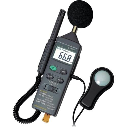 4 in 1 Multifunction Environment Meter Illuminometer thermometer Hygrometer Noise meter