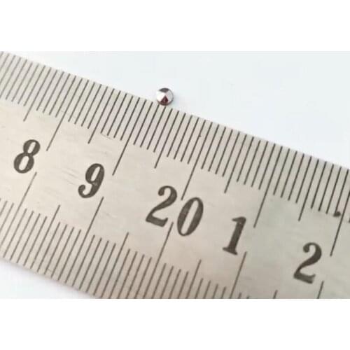 Germanium beads, pure germanium ball 99.999% 5n for jewelry Φ 2.5*1.2mm upper arc 0.026g