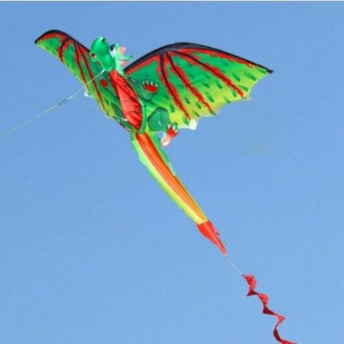 Dinosaur Kites - 3D Single Line Kites Giant Dragon Kites for Kids Adult with Long Tail and String Easy to Fly Outdoor Sports