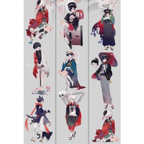 Fairy Gothic Theme4 Washi Tapes Bullet Journal Masking Tape Adhesive Tape DIY Scrapbooking Washi Stickers