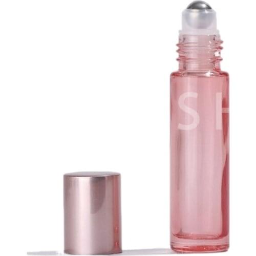5ml 10ml Glass Roller Bottles with Stainless Steel Ball Essential Oil Roller Bottles Rose Gold Roll on Bottles Thick Matte Glass
