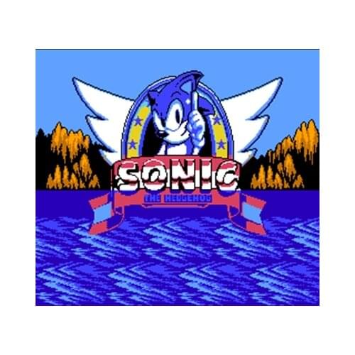 Sonic 60 Pins 8 Bit Game Card