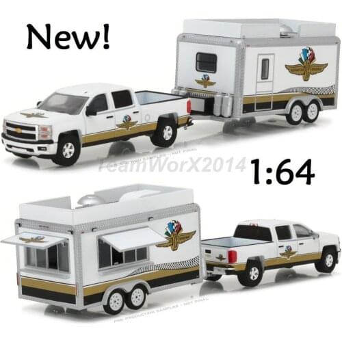 GreenLight 1:64 2015 CHEVRO LET SILVERADO INDIANAPOLIS MOTOR alloy toy car toys for children diecast model car Birthday gift