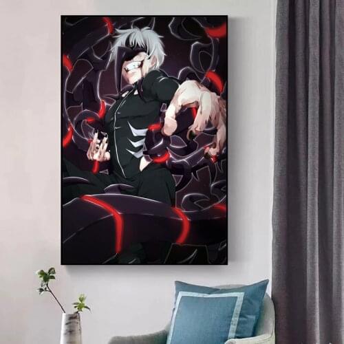 Blood Kaneki Tokyo Ghoul Anime Poster Illustration Picture Anime Poster Wall Art Print Decor,20 x 28 Inches,No Frame