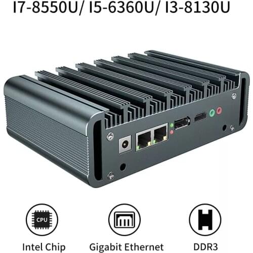 I7 8550U 8th Generation Windows10 Linux HDMI DP 4K Powerful Game Desktop Computer HTPC VGA WiFi desktop OEM ODM G685