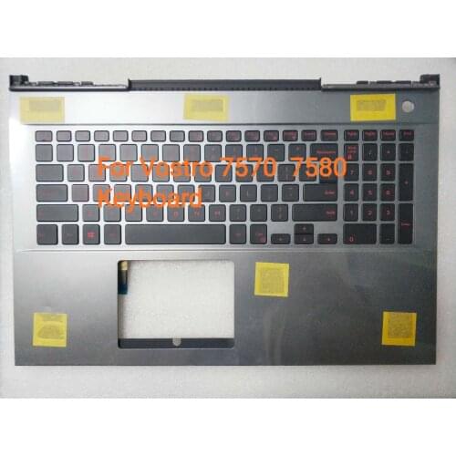 New for DELL Vostro 7570 7580 top Cover Keyboard Dispiay back Cover upper top cover laptop case 09TVGV 0N48F8 0XW8YT 035J9C