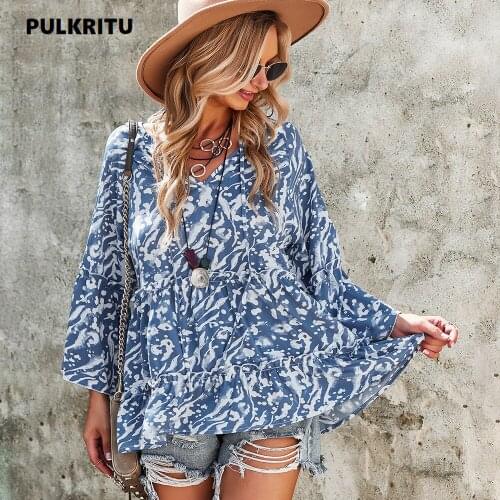 Блузки с принтом Pulkritu China At AliExpress