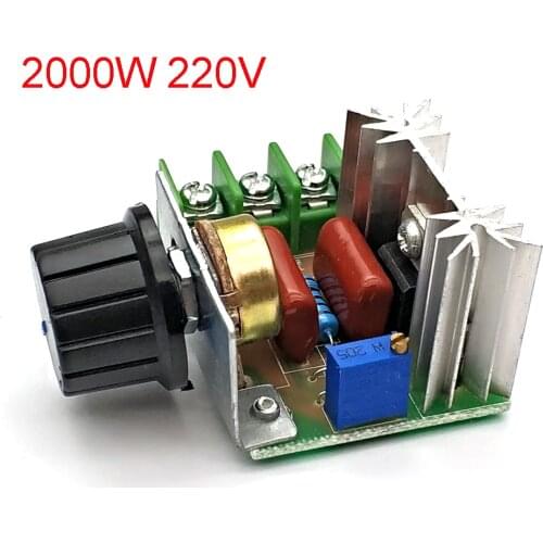AC 220V 2000W SCR Voltage Regulator Dimming Dimmers Speed Controller Thermostat
