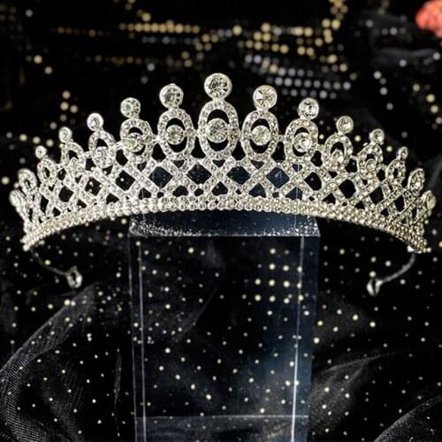 Korean Luxury Bridal Crown Exquisite Headdress Wedding Dress Headband Princess Tiaras Women Hair Jewelry Accessories HQ0134