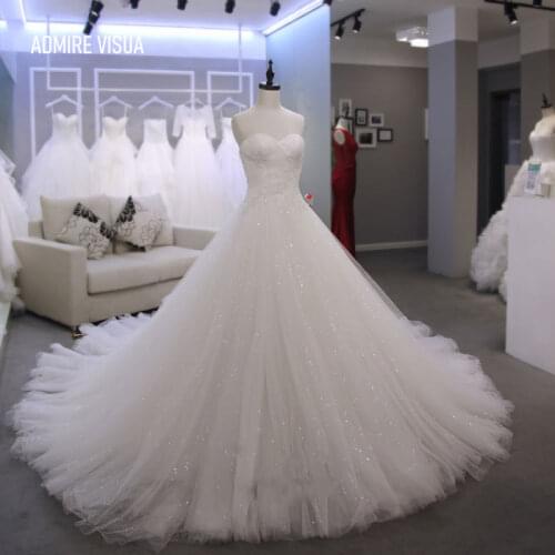 Wedding Dress A-Line Lace Sweetheart Neckline Strapless Marry With For Party Plus Size Bride Gown Vestidos De Novia