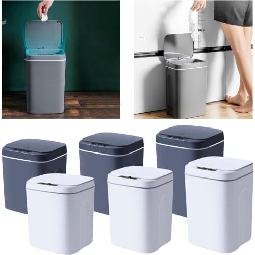 12L / 14L / 16L Intelligent Trash Can Smart Motion Sensor Automatic Trash Cans