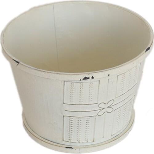 Vintage Baby Props Iron Newborn Bucket Rustic Iron Baby Bed Photo Props Neutral Newborn Posing Bed Metal Material Bucket