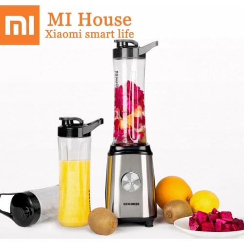Xiaomi Mijia Ocooker Portable Fruit and Vegetable Cooking Machine Point Switch 304 Stainless Steel 8 Seconds Juicer Machine Cup