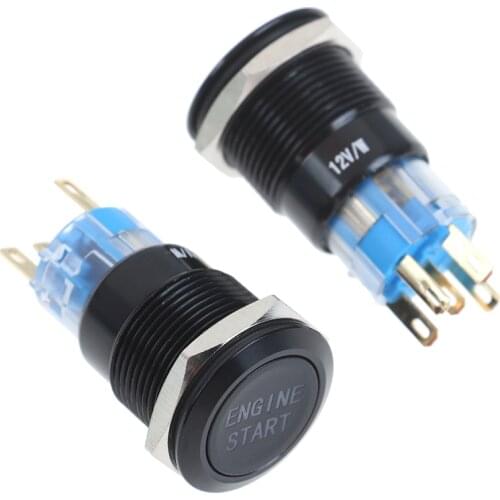 1PC Car Engine Start Push Button Switch Replacement Enginee Start 12V Waterproof
