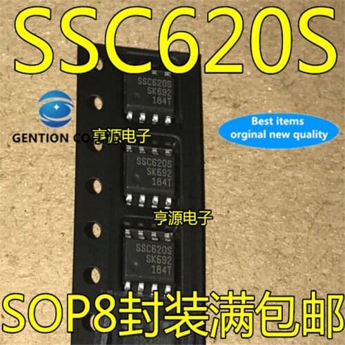 10Pcs SSC620 SSC620S SOP-8 Current mode PWM switching power supply control chip in stock 100% new and original