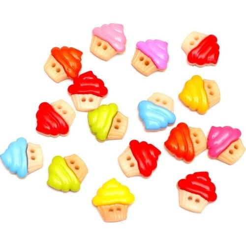 100Pcs Mixed Shape Acrylic Sewing Buttons For Clothing Flatback Cabochon Scrapbooking Crafts Bouton Decoration Diy Accessories
