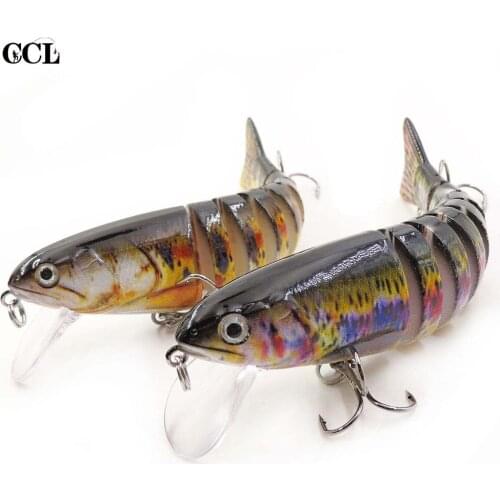 110mm 17.3g Hard Lip Multi Jointed Swimbait Minnow Fishing Lures Sinking Fishing Tackle For Trout Pike Bass Pesca Wobbler