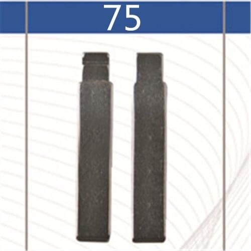 2 Pcs Uncut Replacement Car Key Blade for GEELY PANDA Flip Key No.75 Blank Car Key Blade