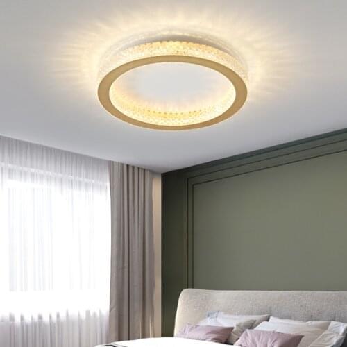 2021 Simple Ceiling Lamp Modern Living Room Bedroom Luxury Hotel Room Decorative Lighting Remote Control Stepless Dimming