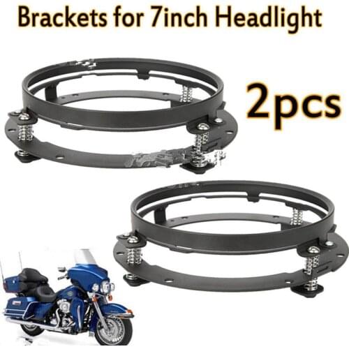 Motorcycle Car Accessories 7" Round Headlight Ring Mounting Bracket For 7 Inch Round Led Headlights for motorcycles