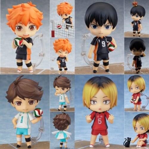 Anime Haikyuu PVC Action Figure Shoyo tobio Kenma Tooru Nekoma Cute Model Toy Figurine Cosplay Fans Kids Gifts 100mm