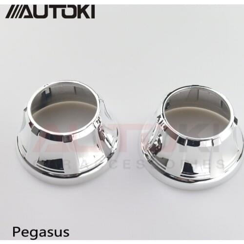Car Styling 3 inches hid projector lens Pegasus shroud 2pcs/lot car headlight Koito Q5 HL bi-xenon projector lens cover