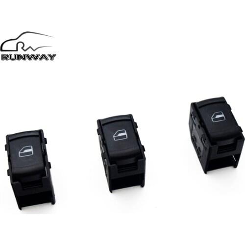 Free shipping! New high quality single Window Switch For 98-04 VW Bora Jetta Golf Mk4 Passat B5 3B0 959 855 B (3PCS) 1J0 959 855