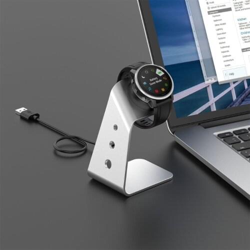 Dock Charger USB Charging Cable Cord Stand for Garmin Fenix 5/5S/5X Plus 6/6S/6X Pro Sapphire Venu Vivoactive 4/3 745 945 245