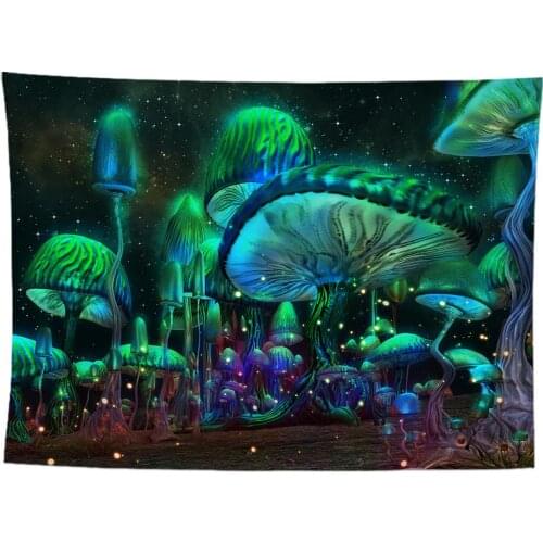 Indian Psilocybin mushroom Mandala Tapestry Wall Hanging Bohemian Gypsy Psychedelic Tapiz Witchcraft Tapestry dorm room decor