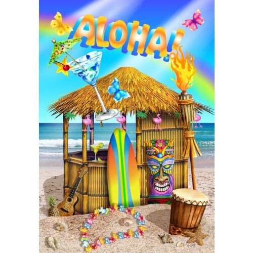JMINE Div 5D Surf Hawaii Maya Beach Full Diamond Painting cross stitch kits art High Quality Scenic 3D paint by diamonds