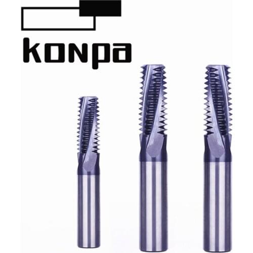 UN UNC UNF UNEF UNS American thread milling cutter full teeth tungsten steel threading end mills for steel titanium alloy