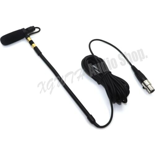 Xgwth Music Instrument Microphone Condenser Instrument Gooseneck Microfone for Shure AKG Samson Wireless Stage Performance