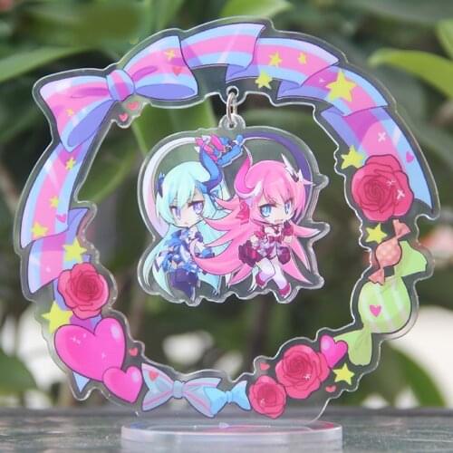 Cute Anime Honkai Impact 3 Acrylic Stand Figure Cartoon Printed Collection Cosplay Prop Desk Decor for Boy Girl 1pcs