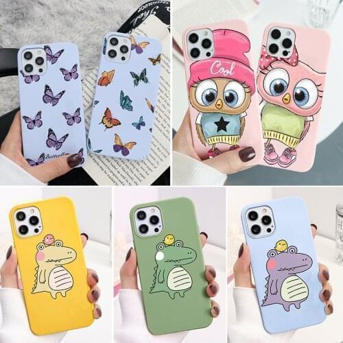 Soft TPU Case For Xiaomi Poco X3 NFC F3 Mi A3 10T 9T Redmi Note 10 9 8T 8 5 6 7 Pro Lite 9S 9A 7A Case Capa Animal Phone Cover