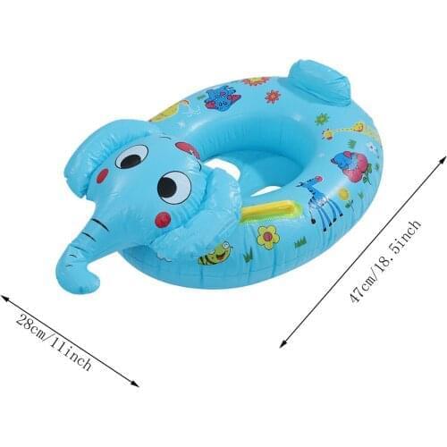 Inflatable Swimming Ring Summer Beach Party Pool Toys Kids Baby Elephant Swimming Circle Pool Float Seat Pool Accessories