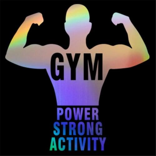 Fitness GYM JDM Sticker Motorcycle Car Vinyl Laptop Window Wall Truck Door Decal