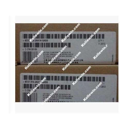 Original 6ES7315-2AH14-0AB0 SIMATIC S7-300 CPU, NEW 6ES73152AH140AB0 with MPI Interface, 24 V DC 256 KBYTE, 6ES7 315-2AH14-0AB0