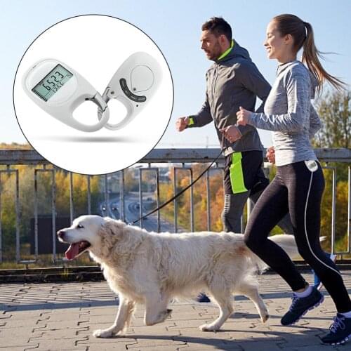 Simple Walking Pedometer With Clip Accurately Track Steps And Miles/Km Calories Burned & Activity Time 7 Days Memory Step Counte