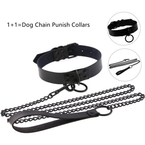Adjustable Bandage Collar and Removable Leash Sex Toys Slave Necklace BDSM Choker for Women Sexo Restraints Collar Sexual Gay
