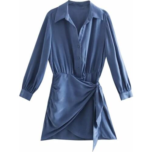 Basics Shirt Collar Long Sleeve Maxi Shirt Dresses DLQZ247