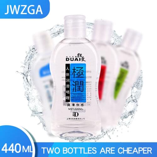 JWZGA Water Based Lubricant Sex Lubricant Sex Toys Goods For Adults Grease Analian 220ML/440ML Vagina Anal 18 Plus Easy To Clean