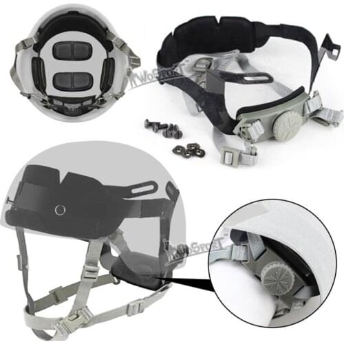 Tactical Helmet Accessories Paintball Adjustable Strap Helmet Locking System fit Fast Helmet