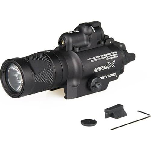 Tactical X400V IR Weapon Light Combo Laser Tactical Pistol LED Red Laser Flashlight Ultra High Output Weapons GZ15-0083