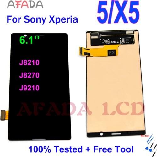 6.1'' LCD Display For SONY Xperia X5 LCD Display Touch Screen for Sony X5 J8210 J8270 J9210 LCD Digitizer Replacement