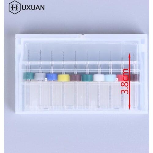 10pcs 0.1/0.3/1.1mm PCB Mini Drill Bit Tungsten Steel Carbide For Print Circuit