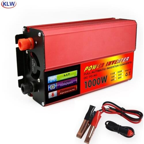 1000W Inverter DC 12V 24V to AC 220V 110V USB Auto Power Inverter Adapter Charger Voltage car inverter Converter