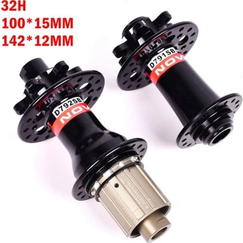 2020 New Novatec D791SB D792SB Mountain Bicycle Disc Hubs BOOST QR Thru For 8 9 10 11 Speed 28 32 Holes Front 2 rear 4 bearings